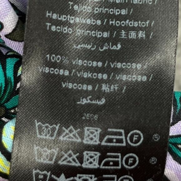 IKKS paris women’s flower print draped blouse size EU 40 NWT - Picture 12 of 14